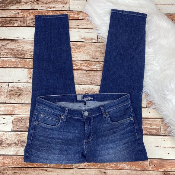 KUT From The Kloth Women's Katy Boyfriend Jeans Sz 6 Mid Rise Zipper Fly - Picture 2 of 7